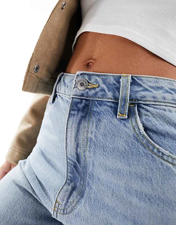 Mango Mom Jeans In Light Blue For Women 2 Mango Mom Jeans In Light Blue For Women - Image 2