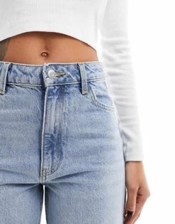 Mango Mom Jeans In Light Blue For Women 10 Mango Mom Jeans In Light Blue For Women -Mango Sales 205866155 5