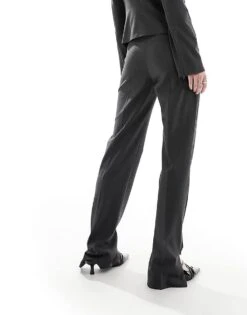 Mango Straight Leg Co-ord Tailored Trouser In Grey For Women -Mango Sales 206067601 4