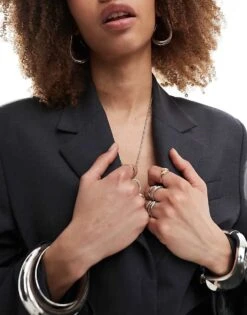 Mango Clean Co-ord Blazer In Petrol For Women -Mango Sales 206108633 4