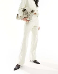 Mango Drawstring Relaxed Co-ord Trousers In Off White For Women -Mango Sales 206108847 1 offwhite 1