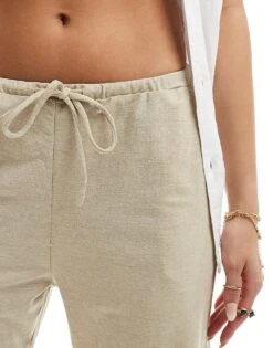 Mango Lightweight Slouchy Trouser In Tan For Women -Mango Sales 206319503 3