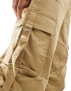 Mango Utility Bandeau Jumpsuit In Tan For Women -Mango Sales 206319615 3