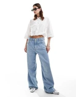 Mango Cropped Drawstring Short Sleeve Shirt In White For Women -Mango Sales 206320348 3