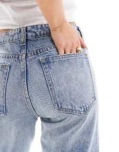 Mango Cropped Kick Flare Jeans In Light Blue For Women -Mango Sales 206391995 3