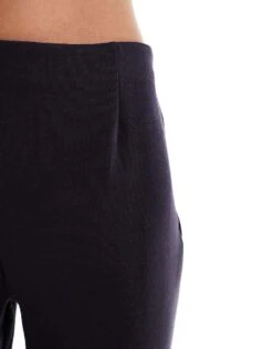 Mango Straight Leg Pull On Co-ord Trousers In Black For Women -Mango Sales 206563436 4