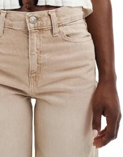 Mango Straight Leg Jeans In Washed Brown For Women -Mango Sales 206569065 4