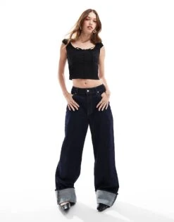 Mango Puff Sleeve Tie Front Blouse In Black For Women -Mango Sales 206847833 4