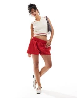 Mango Tipped Edge Knitted Vest In Light Beige For Women -Mango Sales 206848137 4