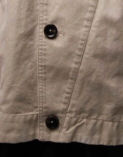 Mango Cropped Oversized Trench Coat In Beige For Women -Mango Sales 207101803 3