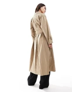 Mango Relaxed Oversized Trench Coat In Brown For Women -Mango Sales 207102367 3