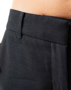 Mango Longline Pintuck Trousers In Black For Women -Mango Sales 207102495 3