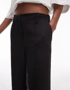 Mango Fluid Floaty Trousers In Black For Women -Mango Sales 207102509 3