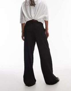 Mango Fluid Floaty Trousers In Black For Women -Mango Sales 207102509 5