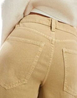 Mango Slouchy Straight Leg Jeans In Brown Wash For Women -Mango Sales 207103904 4