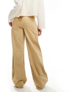 Mango Slouchy Straight Leg Jeans In Brown Wash For Women -Mango Sales 207103904 5