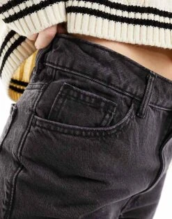 Mango Mom Jeans In Black For Women -Mango Sales 207103980 3