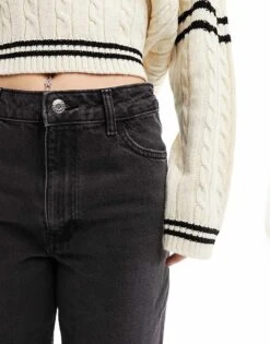 Mango Mom Jeans In Black For Women -Mango Sales 207103980 5