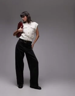 Mango Button Through Sleeveless Waistcoat In White For Women 9 Mango Button Through Sleeveless Waistcoat In White For Women -Mango Sales 207108295 1 white 1