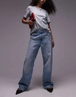 Mango Mid Rise Straight Leg Jeans In Light Blue For Women -Mango Sales 207109844 1 lightblue 1