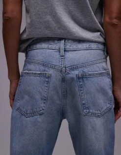 Mango Mid Rise Straight Leg Jeans In Light Blue For Women -Mango Sales 207109844 4