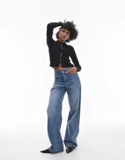 Mango Button Detail Cardigan In Black For Women -Mango Sales 207261892 4