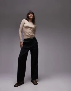 Mango High Neck Ribbed Knitted Top In Beige For Women -Mango Sales 207261939 2