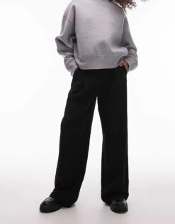 Mango Slim Fit Ankle Length Trousers In Grey For Women