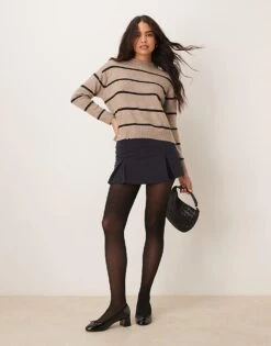 Mango High Neck Soft Jumper In Oatmeal For Women -Mango Sales 207262142 1 oatmeal 1