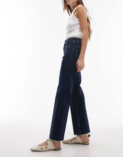 Mango Flared Front Pocket Detail Jeans In Blue For Women -Mango Sales 207262201 3
