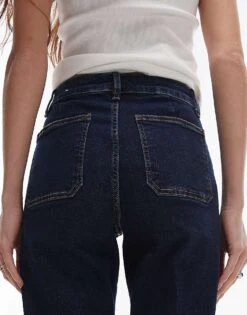 Mango Flared Front Pocket Detail Jeans In Blue For Women -Mango Sales 207262201 4