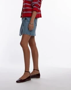 Mango Ankle Tie Ballet Pump In Burgundy For Women -Mango Sales 207268538 3