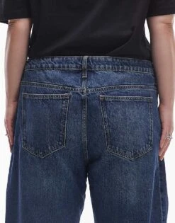 Mango Curve Mom Jeans In Mid Blue For Women -Mango Sales 207268664 4
