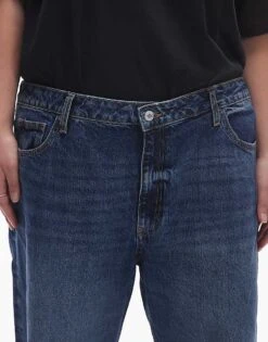 Mango Curve Mom Jeans In Mid Blue For Women -Mango Sales 207268664 5