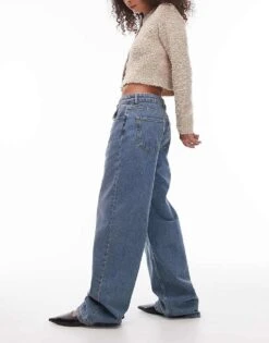 Mango Capsule Loose Straight Leg Jeans In Light Blue For Women -Mango Sales 207283583 3