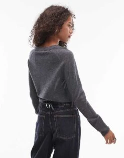 Mango Capsule Structured Cardigan In Grey For Women -Mango Sales 207283732 3