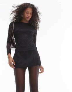 Mango Capsule Mini Tailored Skort In Grey For Women