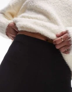 Mango Slim Fit Legging In Black For Women -Mango Sales 207283988 3