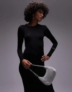 Mango Open Back Detail Maxi Dress In Black For Women -Mango Sales 207284220 4