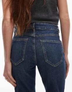 Mango Raw Hem Flare Leg Jeans In Mid Blue For Women -Mango Sales 207284338 4