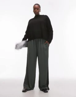 Mango Curve High Neck Jumper In Black For Women -Mango Sales 207284367 4