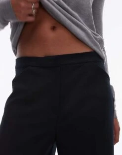 Mango Slouchy Tailored Trousers In Navy For Women -Mango Sales 207284513 4