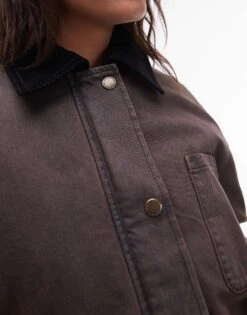 Mango Parka With Cord Collar In Dark Red For Women -Mango Sales 207284722 3