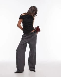 Mango Off Shoulder Aysmmetric Top In Black For Women -Mango Sales 207285076 2