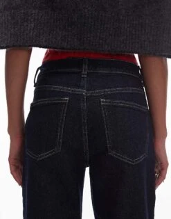 Mango Relaxed Mom Jeans In Dark Blue For Women -Mango Sales 207285317 4