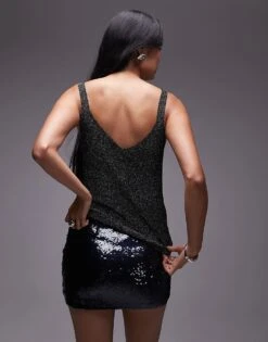 Mango Vest In Black For Women -Mango Sales 207287788 4