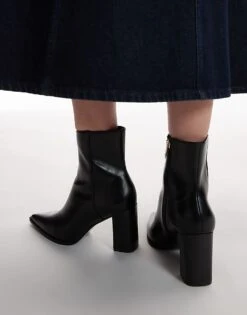 Mango Mid Heel Pointed Ankle Boot In Black For Women 7 Mango Mid Heel Pointed Ankle Boot In Black For Women -Mango Sales 207287900 3