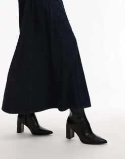 Mango Mid Heel Pointed Ankle Boot In Black For Women 8 Mango Mid Heel Pointed Ankle Boot In Black For Women -Mango Sales 207287900 4