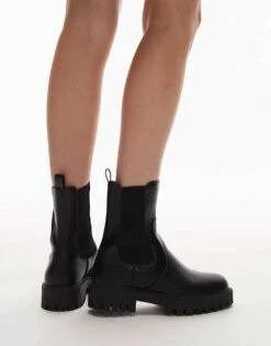 Mango Chunky Ankle Boot In Black For Women -Mango Sales 207288056 4
