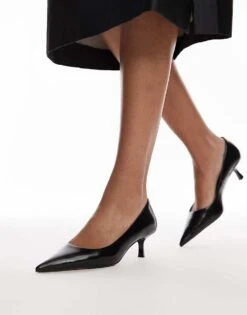 Mango Low Heel In Black For Women